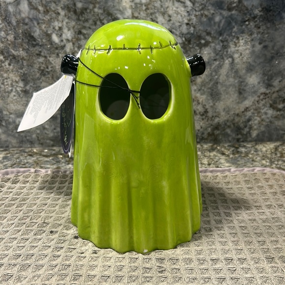 Halloween Green Frankenstein Ghost Lights Up - Picture 1 of 4